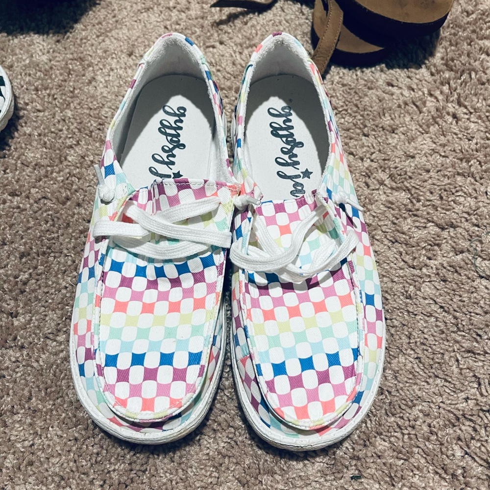 Gypsy Jazz multi color checker